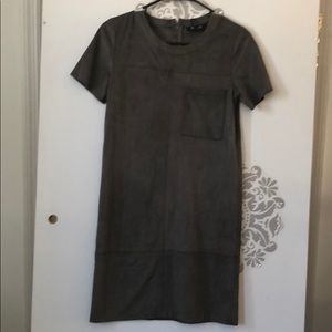 Suede Olive Frock